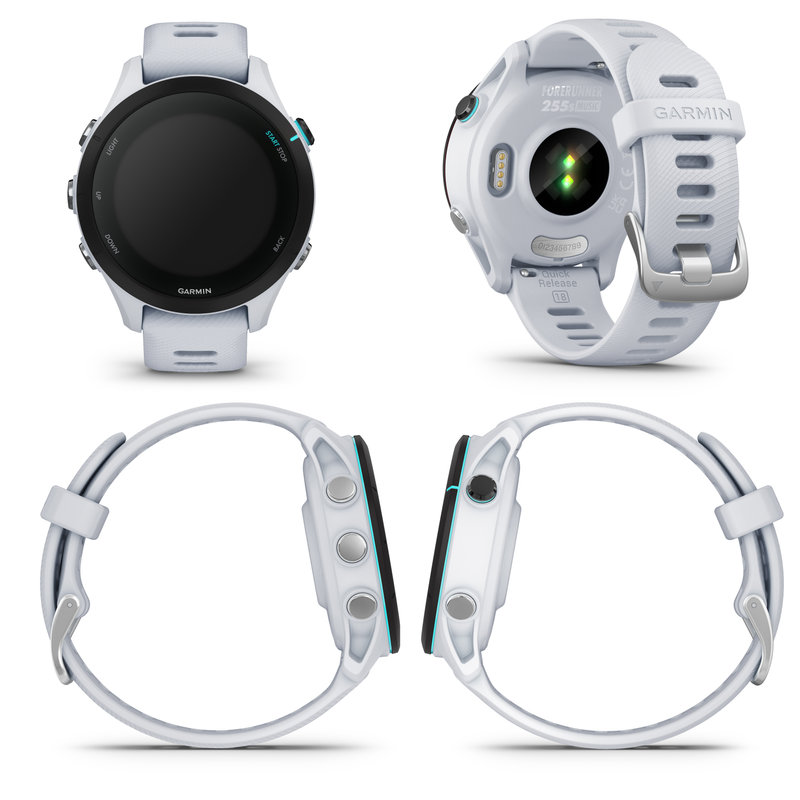 Garmin Forerunner 255 Series GPS Smartwatch, 46 mm or 41 mm with Wearable4U Bundle
