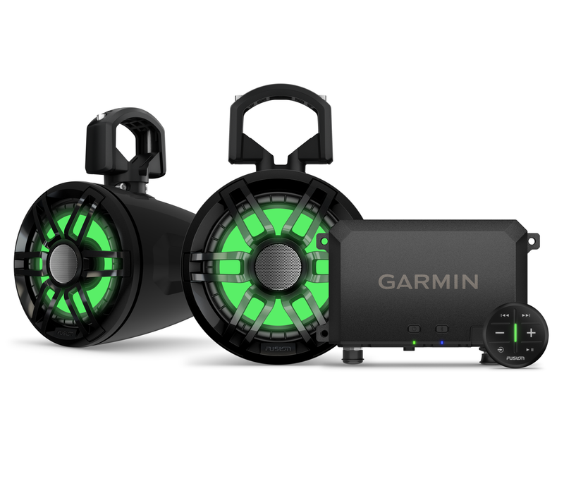 Garmin Tread Audio System with LED Controller and Wearable4U Bundle