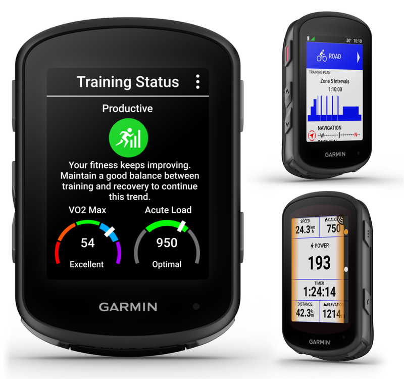 Garmin Edge 540 Series GPS Cycling Computer, Button Controls, Advanced Navigation with Wearable4U Power Bank Bundle