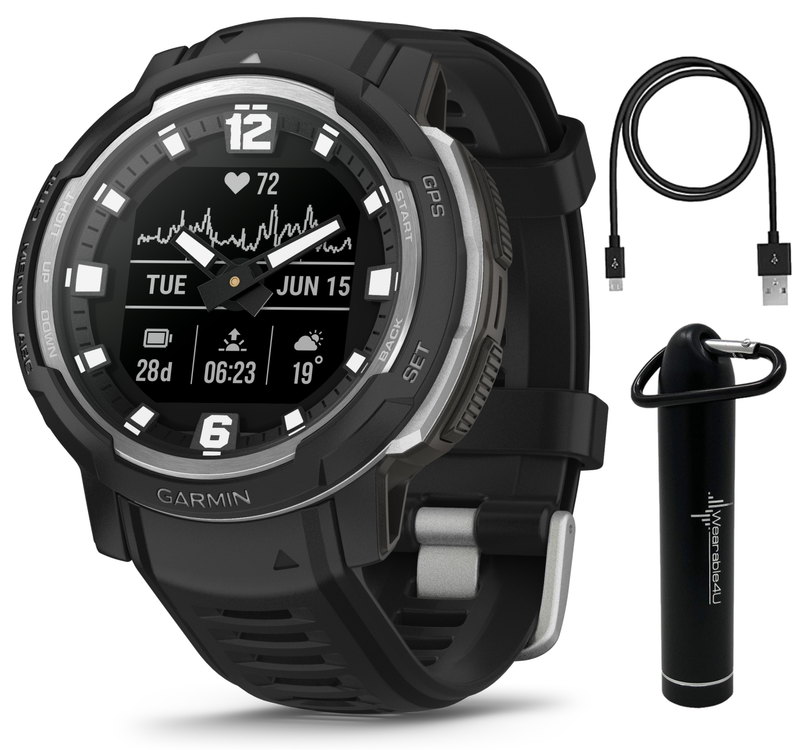 Garmin Instinct Crossover Series Hybrid Rugged Smartwatch