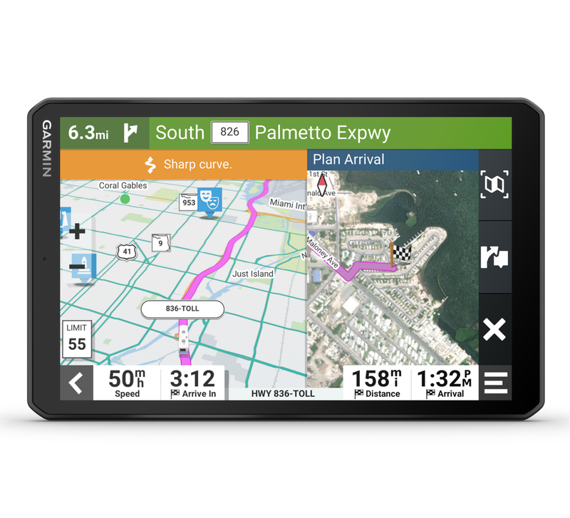 Garmin RV New 795 / 895 / 1095 Series GPS Navigator, Large, Easy-to-Read, Custom RV Routing, High-Resolution Birdseye Satellite Imagery