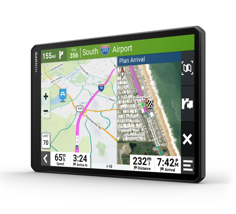 Garmin RV New 795 / 895 / 1095 Series GPS Navigator, Large, Easy-to-Read, Custom RV Routing, High-Resolution Birdseye Satellite Imagery