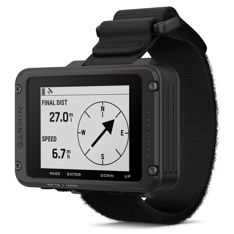 Garmin Foretrex 801 Wrist-mounted GPS Navigator, Tactical Features with AAA Batteries and Wearable4U Power Bank Bundle