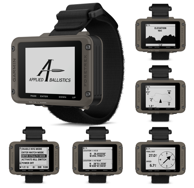 Garmin Foretrex 901 Wrist-mounted GPS Navigator, Ballistic Edition with AAA Batteries and Wearable4U Power Bank Bundle