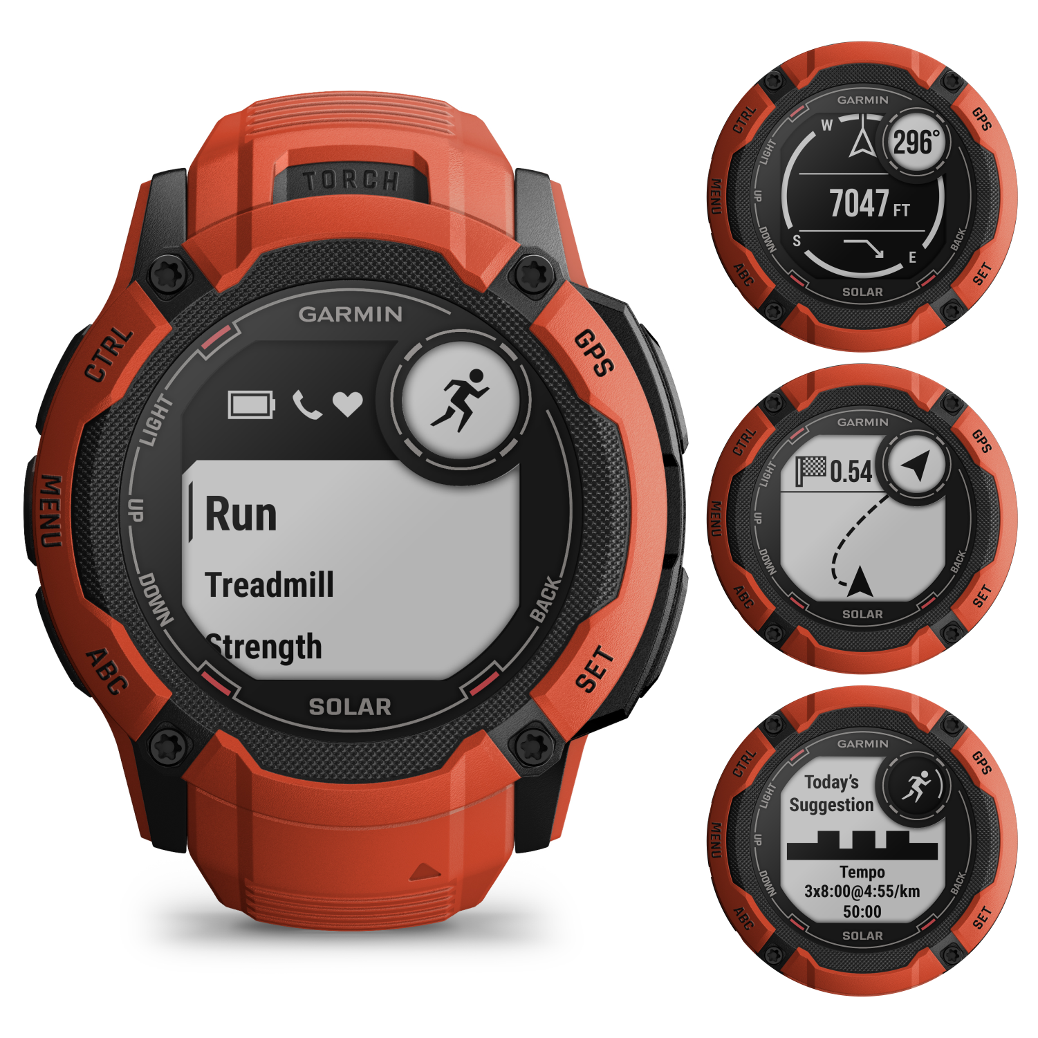Garmin Instinct 2X Solar Series Rugged GPS Men Smartwatch with