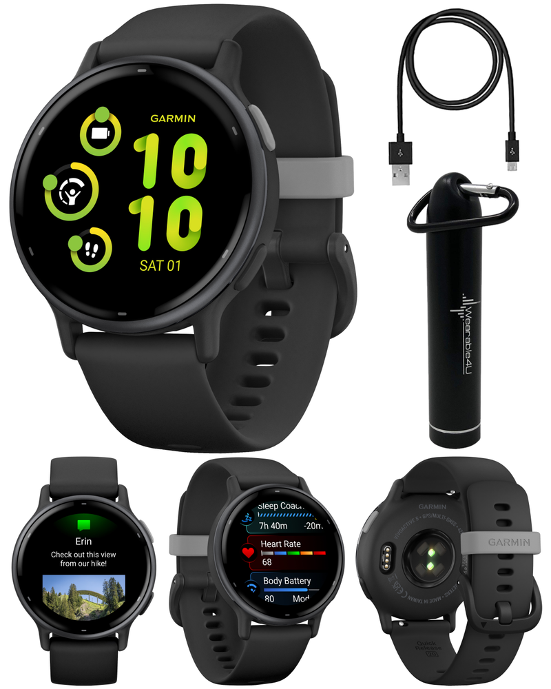 Garmin Vivoactive 5, Health and Fitness GPS Smartwatch, 1.2" AMOLED Display, Up to 11 Days of Battery