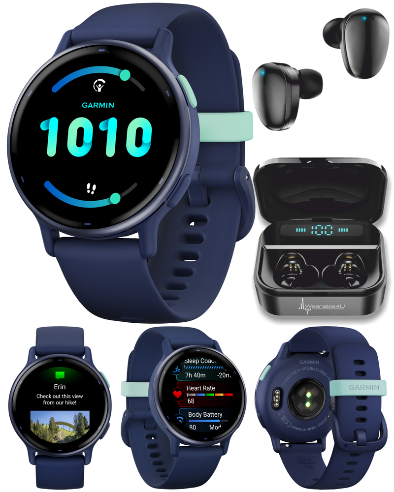 Garmin Vivoactive 5, Health and Fitness GPS Smartwatch, 1.2" AMOLED Display, Up to 11 Days of Battery