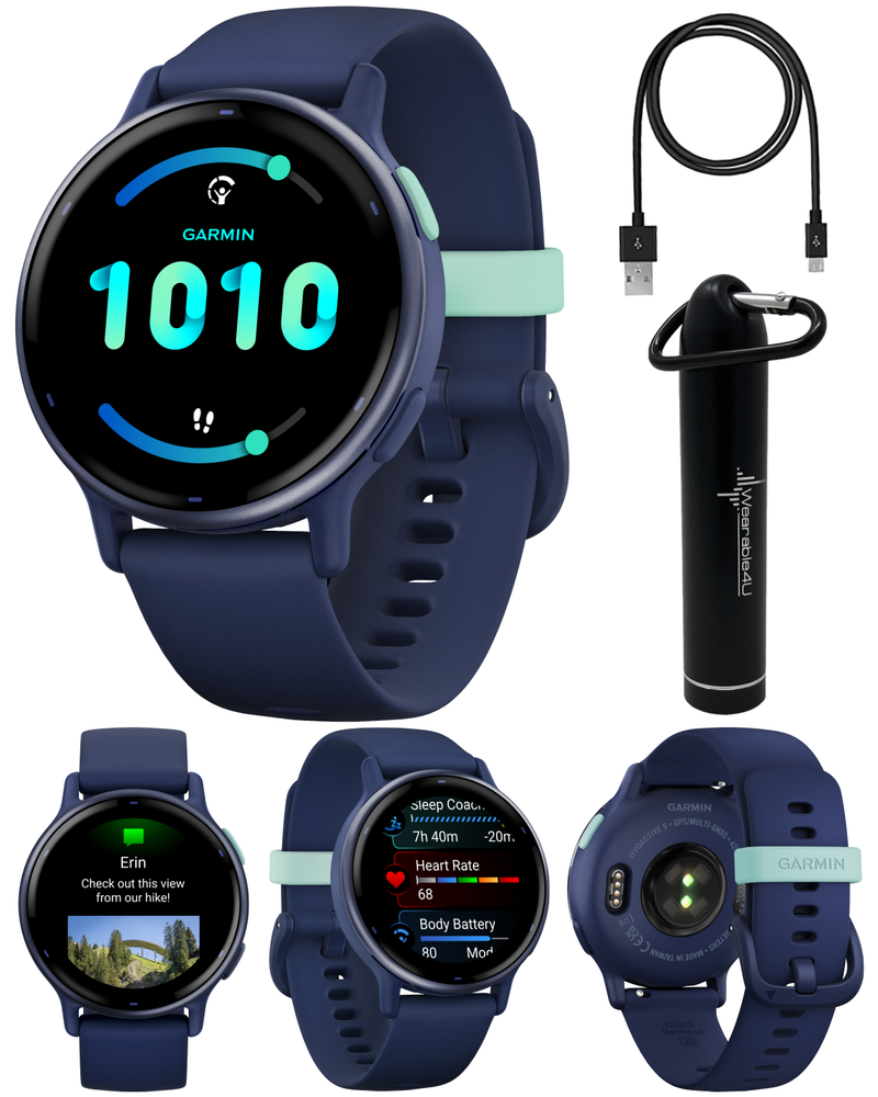 Garmin Vivoactive 5, Health and Fitness GPS Smartwatch, 1.2" AMOLED Display, Up to 11 Days of Battery