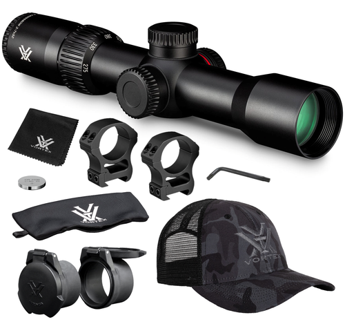 Vortex Optics Crossfire II 2-7x32 SFP Crossbow Scope Kit with Vortex Optics Free Hat, Black Camo Bundle