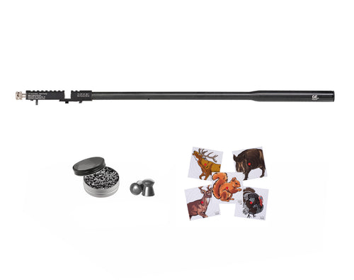 Hatsan Hydra Barrel Module for Air Rifle with Wearable4U 100x Paper Targets and Lead Pellets Bundle