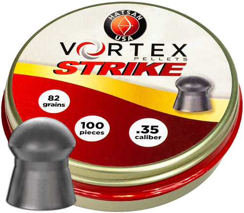 Hatsan Vortex Strike .35 Caliber Airgun Pellets, 82gr, 100ct (HA90644)