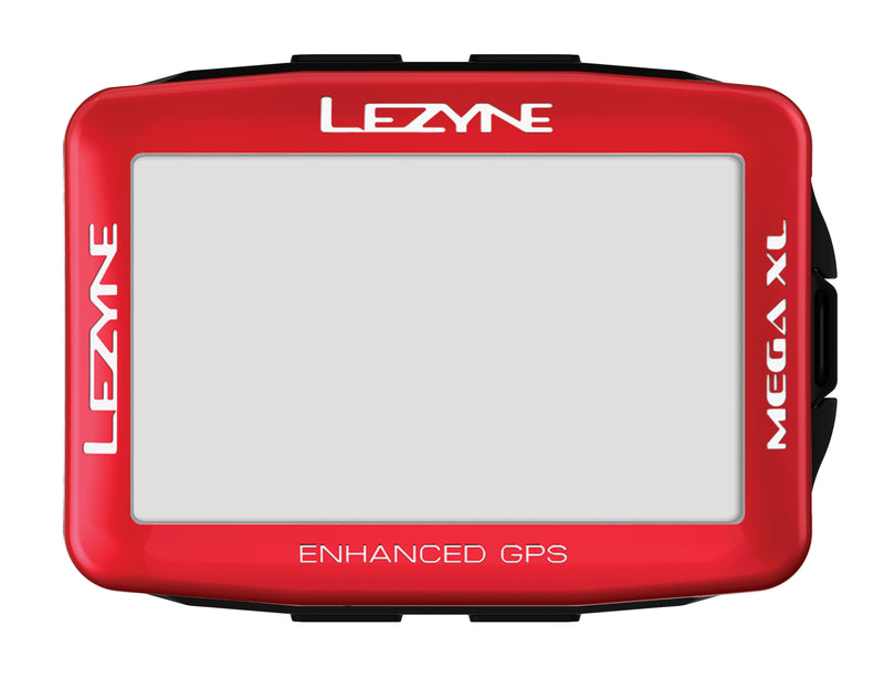 Lezyne Mega XL GPS Bike Computer, Limited Edition Metallic Red 1-GPS-MEGAXL-V115