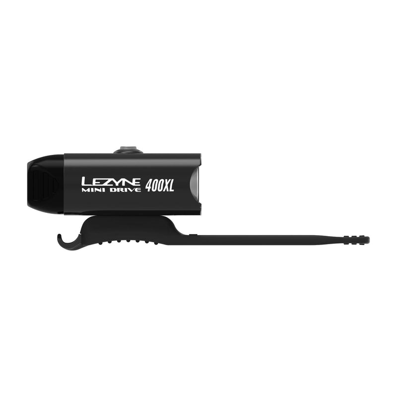 LEZYNE MINI DRIVE 400XL Bicycle Front Light 400 Lumens, 20 Hour Runtime, USB Rechargeable, Bike Light
