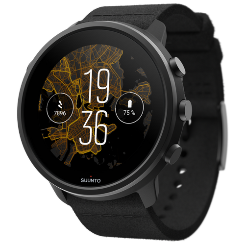 SUUNTO 7 Matte Black Titanium Smartwatch with Versatile Sports Experience