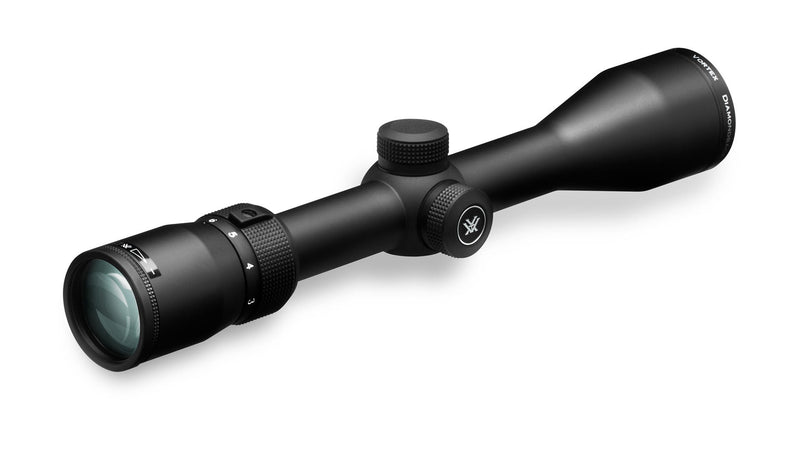 Vortex Optics Diamondback 3-9x40 Dead-Hold BDC (MOA) Reticle, 1 inch Tube Riflescope with Hat and  Rings Bundle