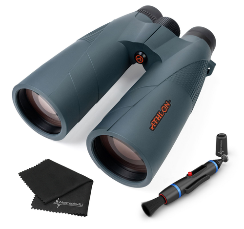 Athlon Optics Cronus G2 15x56 + Hardcase UHD with included Wearable4U Lens Cleaning Pen and Lens Cleaning Cloth Bundle