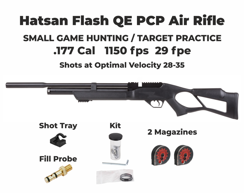 Hatsan FlashQE QuietEnergy .177 Сaliber Air Rifle
