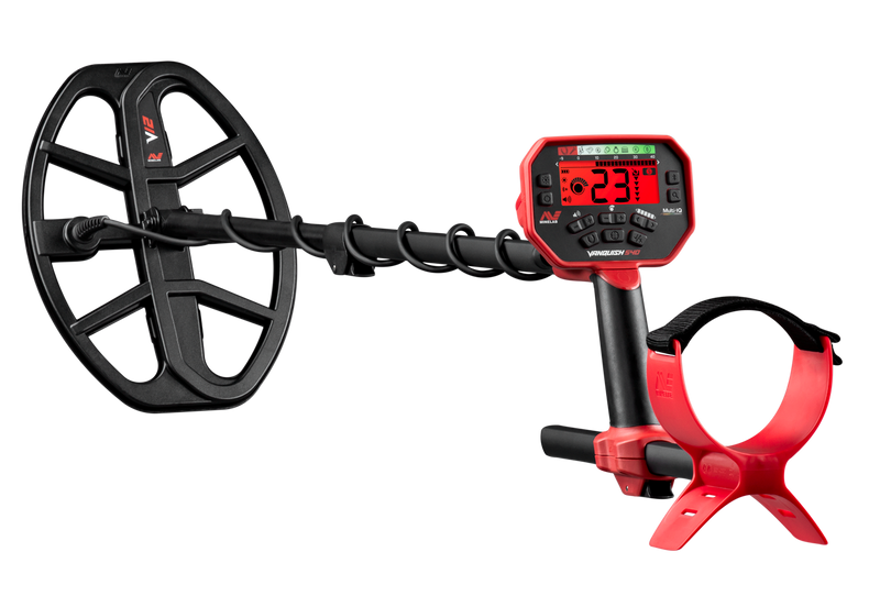 Minelab VANQUISH 540 PRO-PACK Metal Detector with V12 12"x9" Double-D and V8 8"x5" Double-D Waterproof Coils