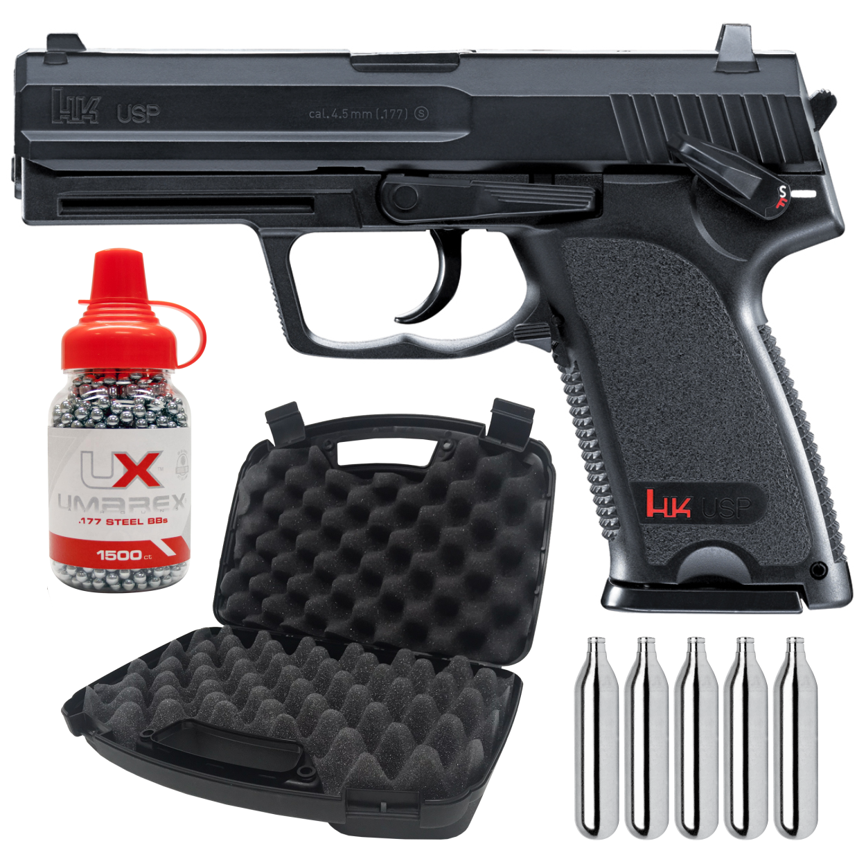 H&K USP Co2 .177 BB Air Pistol – Extreme Airsoft RI