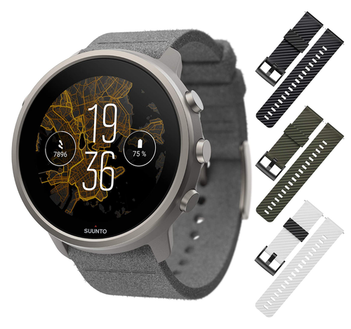 Suunto 7 GPS Sports Smart Watch with Wearable4U Bundle