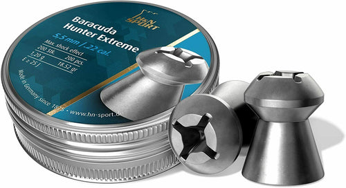 Hatsan H&N Baracuda Hunter Extreme Hollowpoint Airgun Pellets .22 Caliber / 18.52 Grains (200 Count)