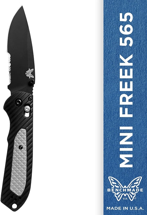 Benchmade Mini Freek 565SBK Drop-Point Blade Knife