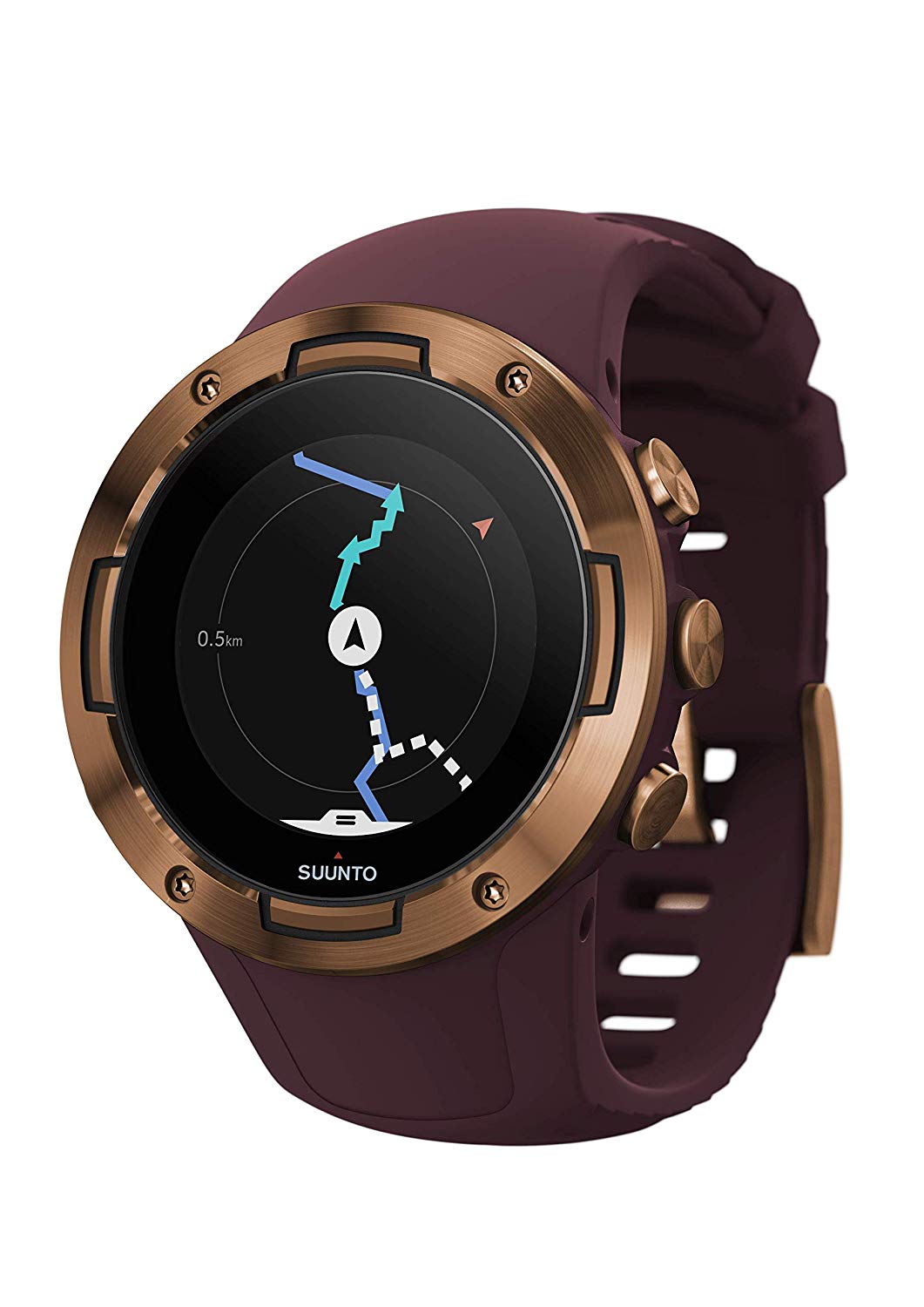 SUUNTO Multisport GPS Watch with Wrist-Based Heart Rate Sensor