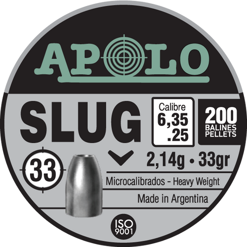 Apolo Slug Air Rifle Premium Pellets