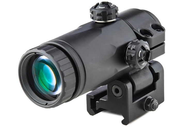 Meprolight Mepro MX3-T Magnifier for Reflex and Red Dot Sights With Integrated Pullback Side Flip Adaptor