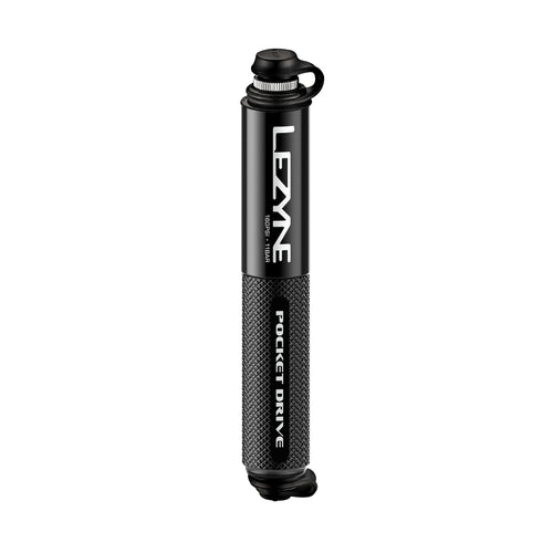Lezyne Pocket Drive High Pressure Bicycle Hand Pump, Pocket Size, Black