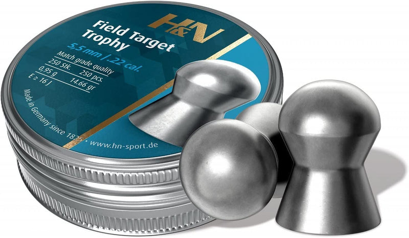 H&N Field Target Trophy .22 Cal Airgun Pellets