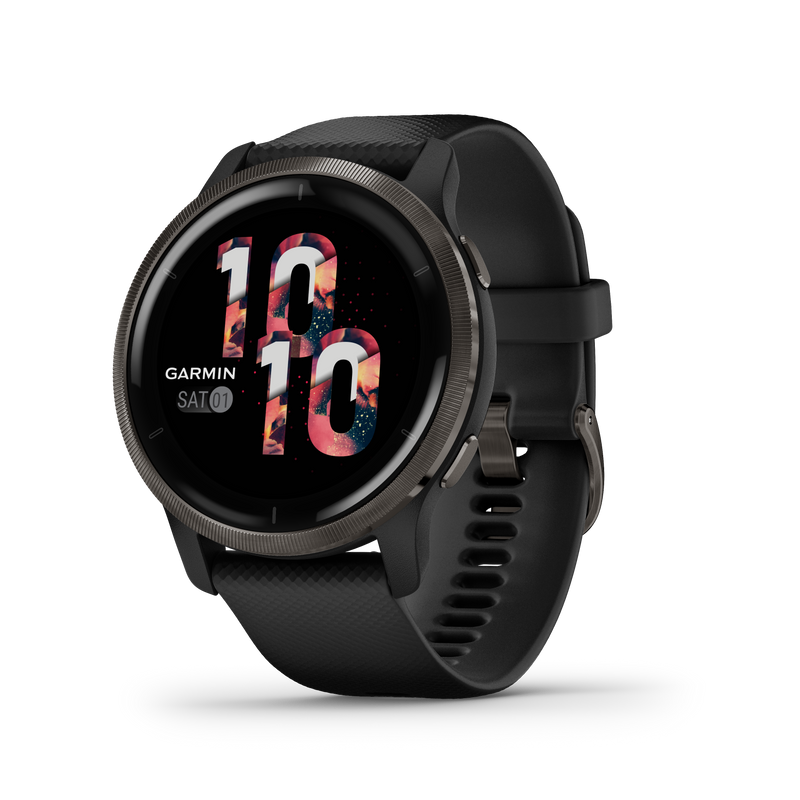 Garmin Venu 2 GPS Sport Fitness Smartwatch, AMOLED display, Music