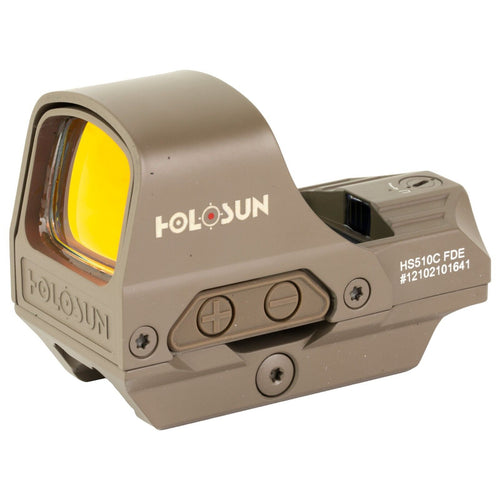 Holosun HS510C-FDE-R Multi-Reticle Aluminum Open Reflex Red Dot Sight