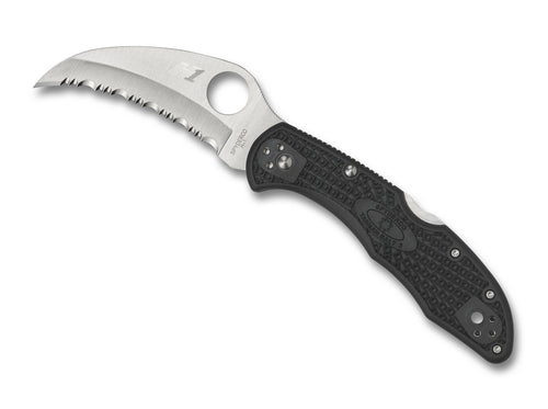 Spyderco Tasman Salt 2 SpyderEdge 2.91" FRN Back Lock Folding Pocket Knife (C106SBK2)