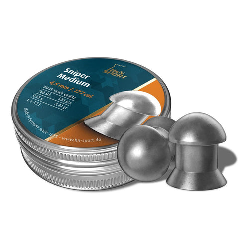 Haendler & Natermann H&N Sniper Medium Pellets .177 Caliber / 8.49 grains (500 Count)