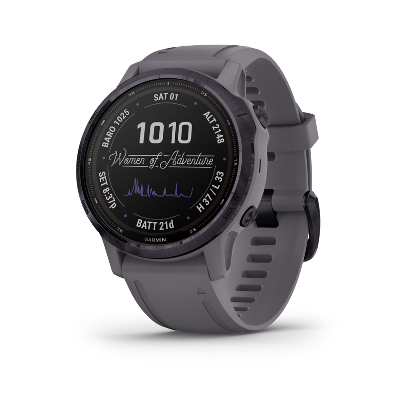 Garmin Fenix 6S Pro Solar, Women of Adventure, Premium Multisport GPS Watches with Pulse OX, Routable Maps and Music Smartwatch
