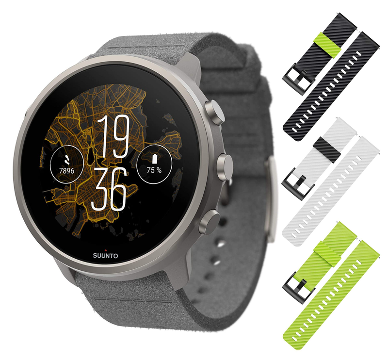 Suunto 7 GPS Sports Smart Watch with Wearable4U Bundle