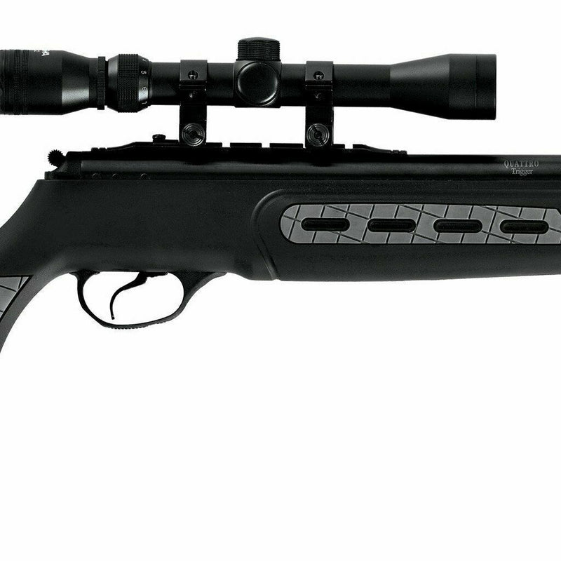 Hatsan MOD 125 Sniper Vortex QE Quiet Energy .177 Caliber or .22 Caliber or .25 Caliber Black Air Rifle with Included Wearable4U 100x Paper Targets and Lead Pellets Bundle (MAY VARY)