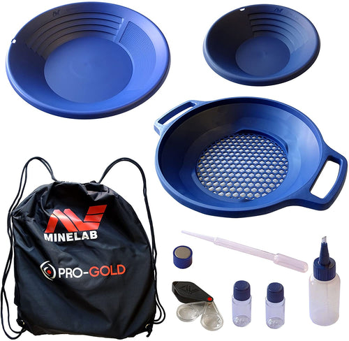 Minelab PRO-Gold Gold Panning Kit 2 Gold Pans, Classifier and More