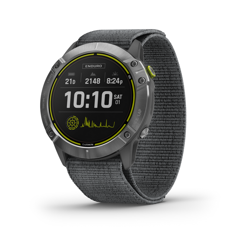 Garmin Enduro Ultraperformance Multisport GPS Smartwatches with 1.4” Display, Solar Charging, Battery Life Up to 80 Hours in GPS Mode
