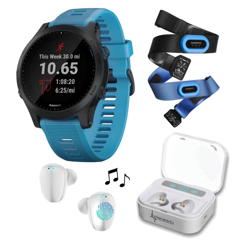 Garmin Forerunner 945 Premium GPS Running/Triathlon Smartwatch with Included Wearable4U Bundle