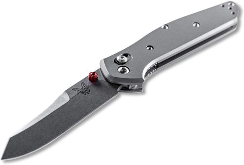 Benchmade 940-2001 Osborne AXIS Satin Finish Plain Edge CPM-S90V Reverse Tanto Blade/Titanium Handle Limited Edition Knife