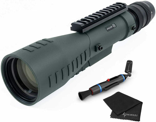 Athlon Optics Cronus Tactical 7-42x60 UHD Spotting Scope with Lens Cleaning Pen and Lens Cleaning Cloth Bundle