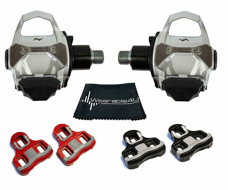 PowerTap P2 Cycling Power Meter Pedals and Extra PowerTap Cleats with Included Cleaning Towel Bundle