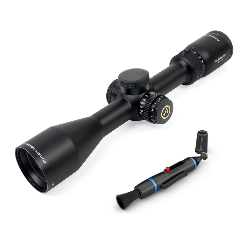 Athlon Argos HMR 2-12×42 AHMC SFP MOA AirRifle Riflescope with Wearable4U Lens Cleaning Pen Bundle