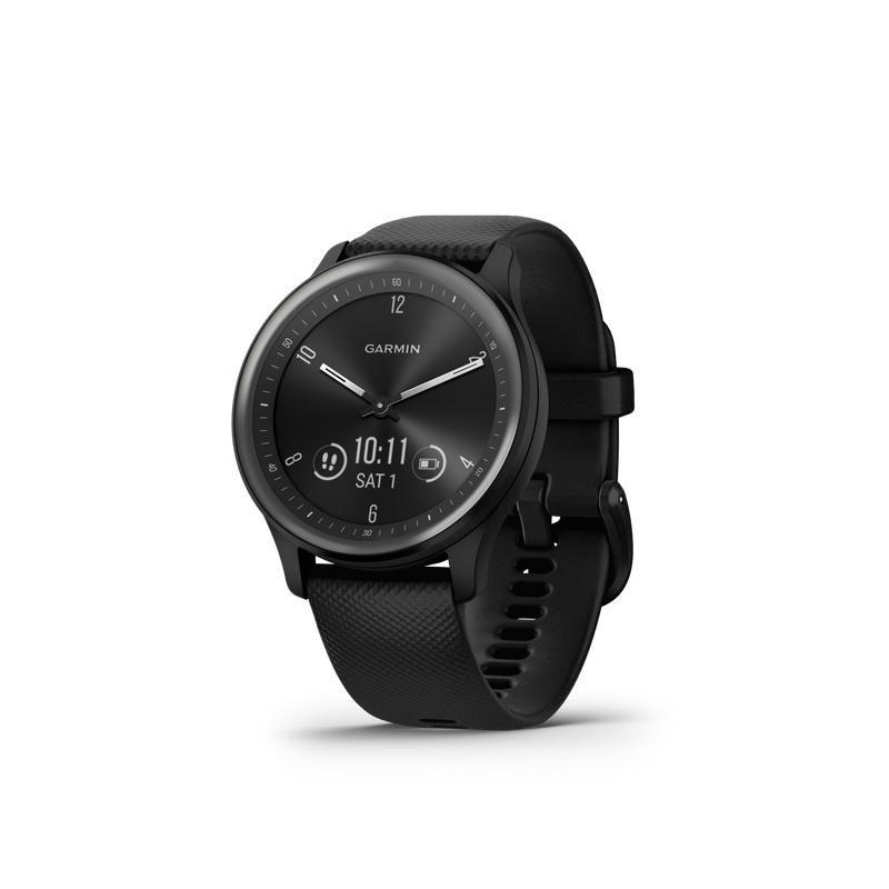Garmin vivomove Sport, Hybrid Smartwatch, Health Features, Touchscreen