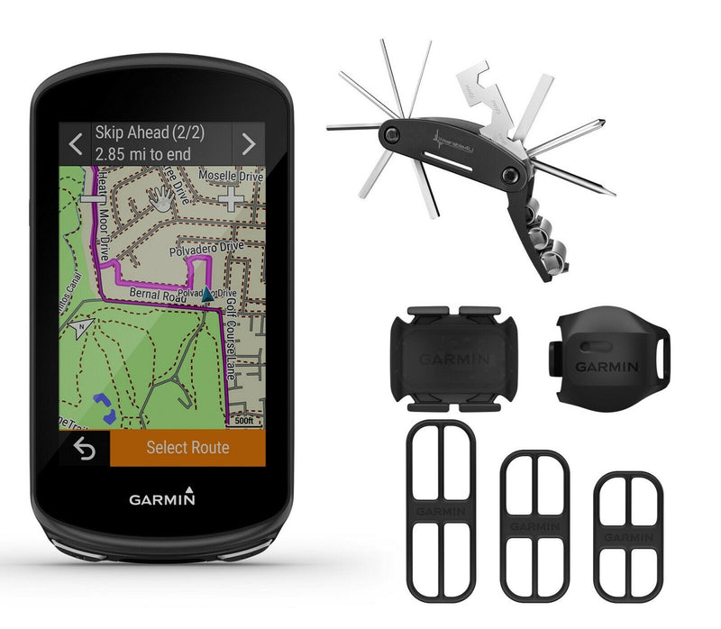 Garmin Edge 1030 Plus GPS Cycling Computer with  Wearable4U Bundle