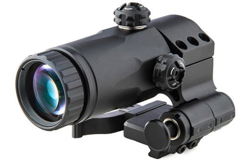 Meprolight Mepro MX3-F Magnifier With Integrated Push-Button Side Flip Adaptor for Reflex and Red Dot Sights