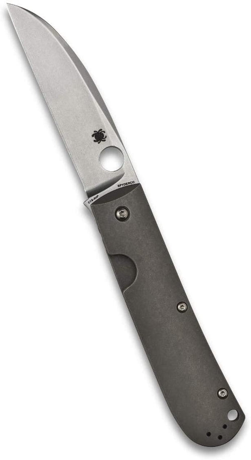 Spyderco SwayBack Plain Edge 3.55" Folding Pocket Knife (C249TIP)