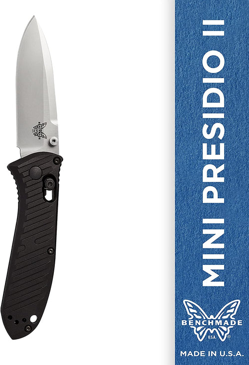 Benchmade 575 Mini Presidio II Plain Edge Drop-point Blade Knife
